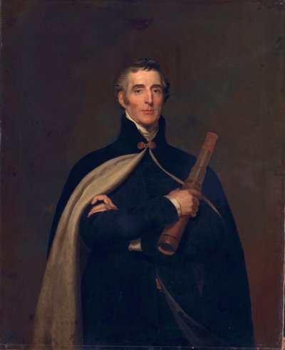 Arthur Wellesley, Duca di Wellington, con un telescopio da Thomas Lawrence